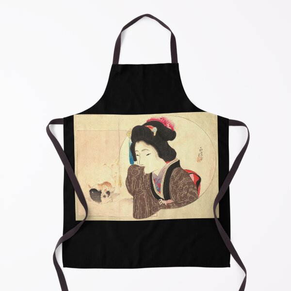 Item preview, Keisai Eisen (Artist) Pets Playing - Japanese Woodcut Prints designed and sold by mosgol.