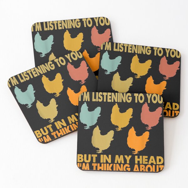 Item preview, Funny In My Head I'm Thinking About Getting More Chickens designed and sold by JamesDwayne.