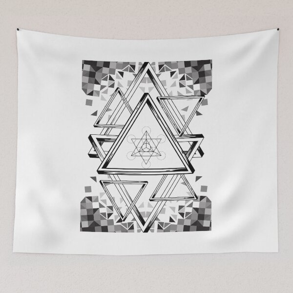 Item preview, Geometric composition entitled Stars - Abstract arts, geometric designs and graphic constructions designed and sold by AdvanceDesign.