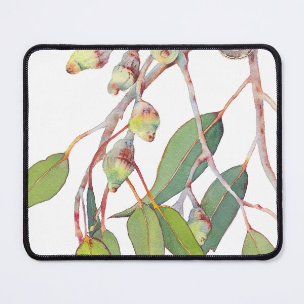 Item preview, Australian native eucalyptus tree branch watercolour designed and sold by Zoya Makarova.