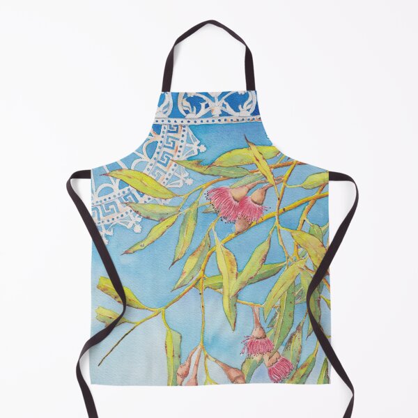 Item preview, Goldfields Filigree - watercolour of eucalyptus & ironwork designed and sold by Zoya Makarova.