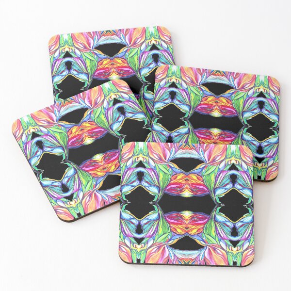 Item preview, Garden Bloom Fabric Black designed and sold by Annika Elizabeth.