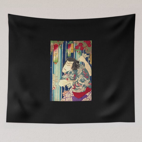 Item preview, Kabuki Actor - Japanese Woodcut Prints designed and sold by mosgol.