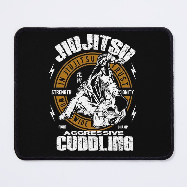 Item preview, JiuJitsu Rhymes With Aggressive Cuddling - Funny Jiu Jitsu designed and sold by printworxx.