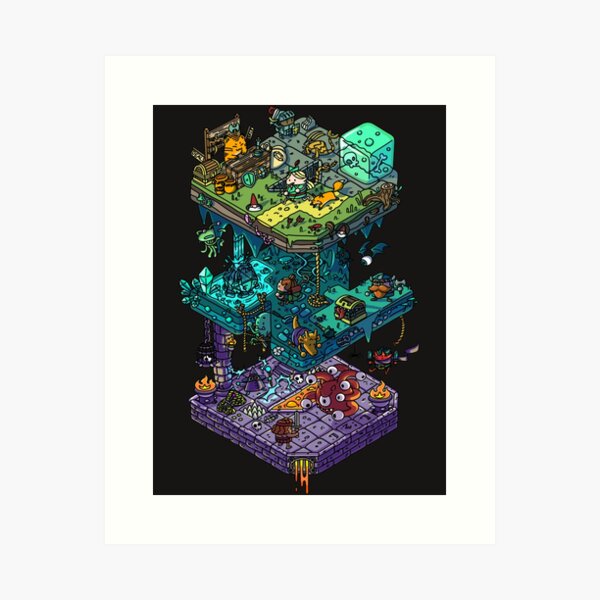 Item preview, Dungeons and Isometric Dragons Classic designed and sold by PatrickDols.