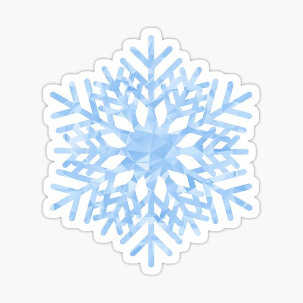 Snowflake Sticker for Sale by Dv-Design