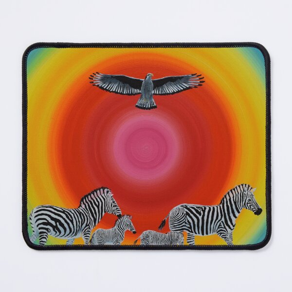 Item preview, Zebras and eagle designed and sold by pufballcat.