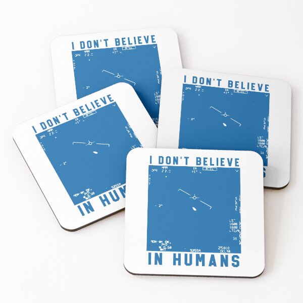 Item preview, I Dont Believe In Humans, UFO Sightings, Blue designed and sold by anghelapparel.