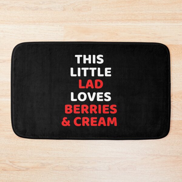 Item preview, This Little Lad Loves Berries And Cream - Funny designed and sold by ExploreTheStore.