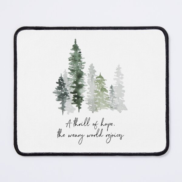 Item preview, A thrill of hope, the weary world rejoices designed and sold by wondrous-works.
