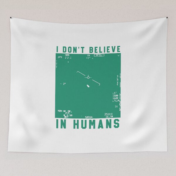Item preview, I Dont Believe In Humans, UFO Sightings, Green designed and sold by anghelapparel.