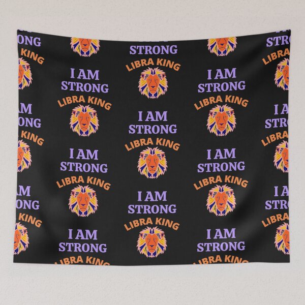 Item preview,  I Am Strong Libra King designed and sold by BhavyaBathla.