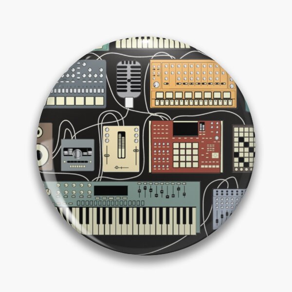 Artikelvorschau, Elektronischer Musiker Synthesizer und Drum Machine Dj Classic entworfen und verkauft von PatrickDols.
