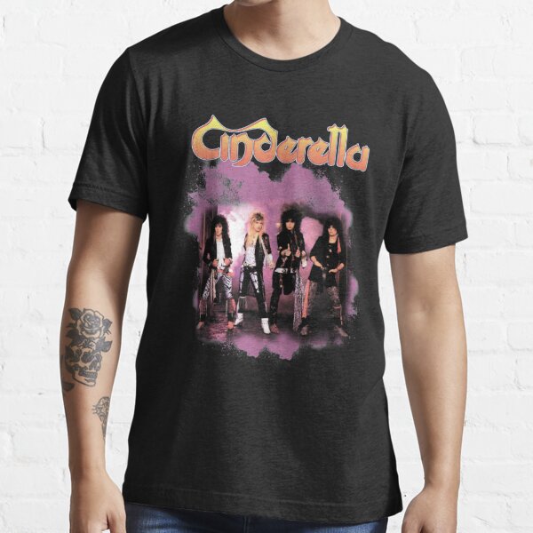 Cinderella Rock Band T-Shirt Members Black Tee