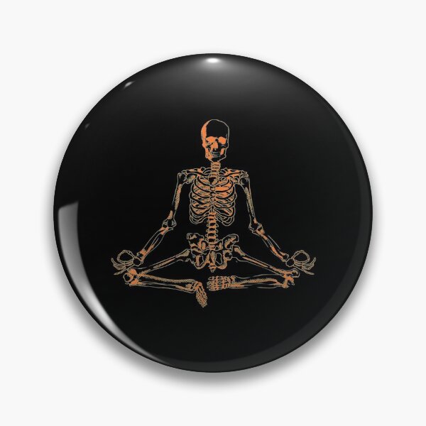 Item preview,  Halloween Meditating Skeleton Freaky Yoga Gift designed and sold by cysandy.