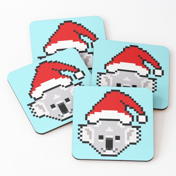Item preview, 8-Bit Santa Koala Bear designed and sold by nicgfx.