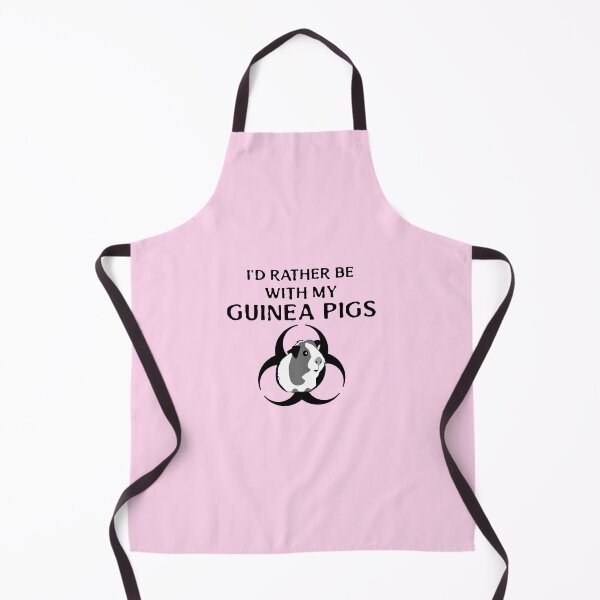 Item preview, I'd Rather Be With My Guinea Pigs -funny cavy design in black text designed and sold by katiekendall.
