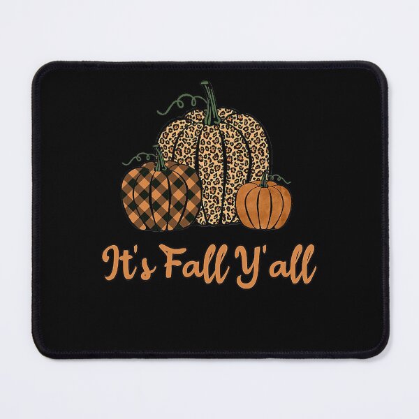 Item preview, Its Fall Yall Plaid Pumpkin Leopard Halloween Thanksgiving  designed and sold by TayKitchel.