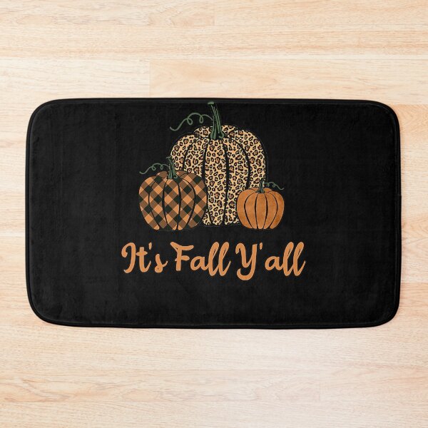 Item preview, Its Fall Yall Plaid Pumpkin Leopard Halloween Thanksgiving  designed and sold by TayKitchel.