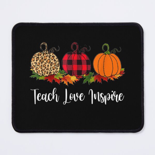 Item preview, Teach Love Inspire Teacher Autumn Fall Pumpkin Leopard designed and sold by georgebuckart.