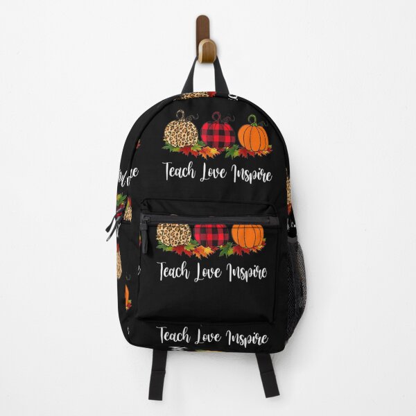 Item preview, Teach Love Inspire Teacher Autumn Fall Pumpkin Leopard designed and sold by georgebuckart.