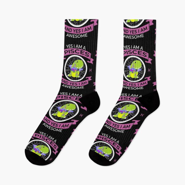 Item preview, Cute Pisces Zodiac Sign Fish Astrology T-Rex Dinosaur designed and sold by RJ-Art.