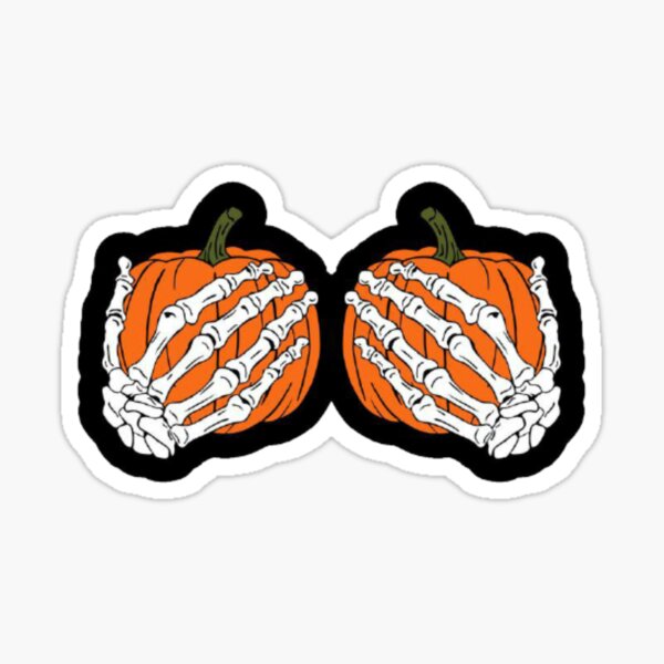 Skeleton Hands Holding Pumpkin, Funny Halloween Shirt, Hand Bra Shirts,  Funny Adult Halloween Costumes Merch - ClothingLowPrice