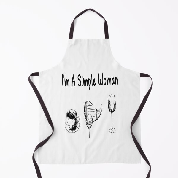Item preview, I'M A SIMPLE WOMAN COFFEE GOLF AND WINE SHIRT designed and sold by mjamerearieona.