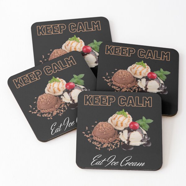 Item preview, Keep Calm and Eat Ice Cream Realistic Cherry designed and sold by UPSTORE-RB.