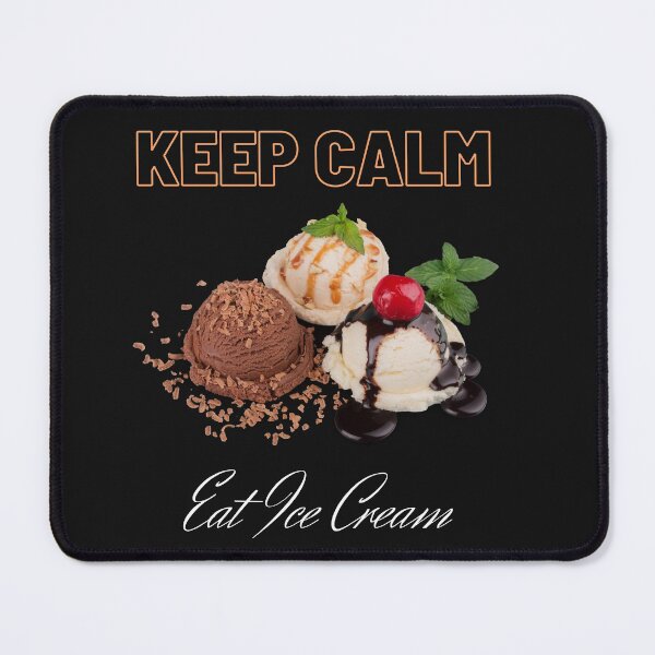 Item preview, Keep Calm and Eat Ice Cream Realistic Cherry designed and sold by UPSTORE-RB.