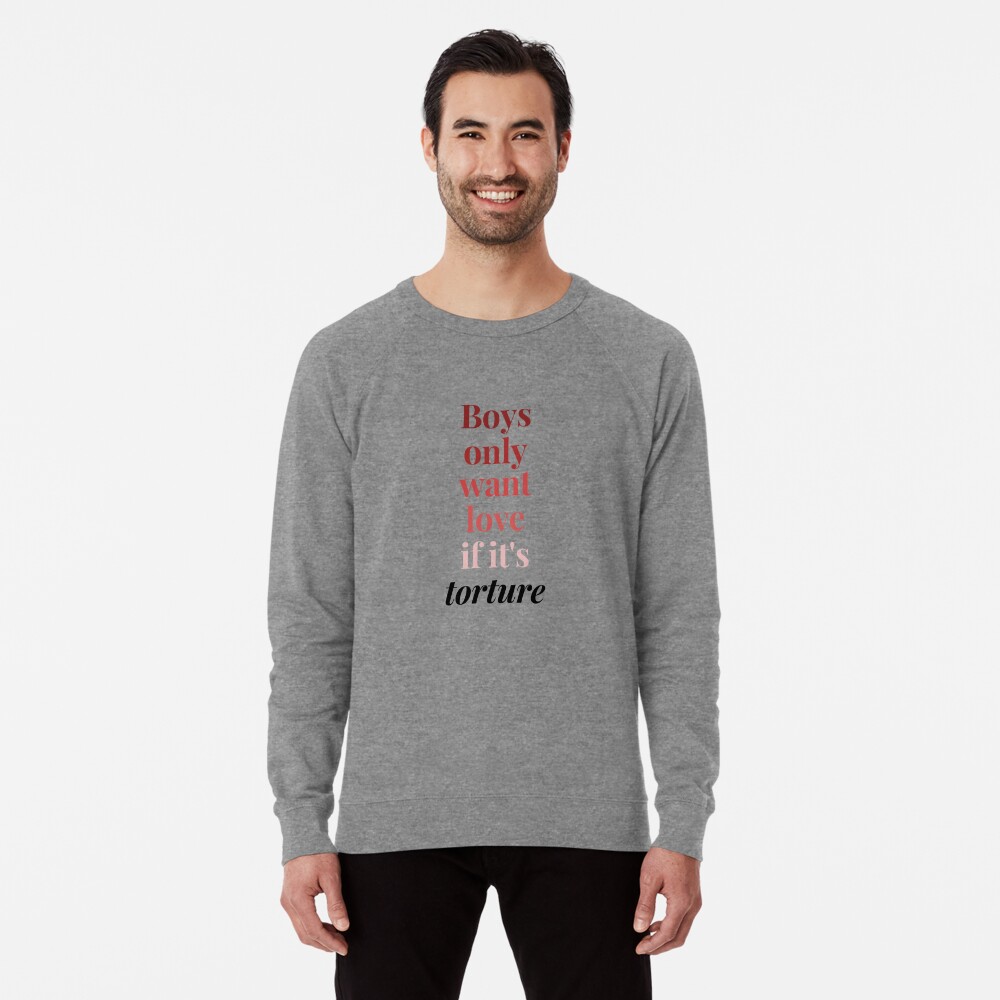 Boys only want love if its torture - Taylor Swift Essential T-Shirt for  Sale by bombalurina