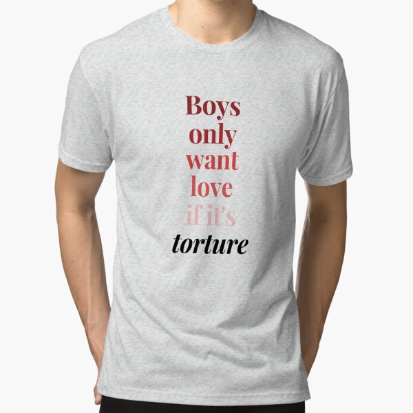 Boys only want love if its torture - Taylor Swift Kids T-Shirt for Sale by  bombalurina