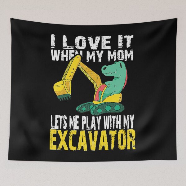 Item preview, Kids Birthday Excavator Shirt For Kids Love Excavating  designed and sold by TayKitchel.