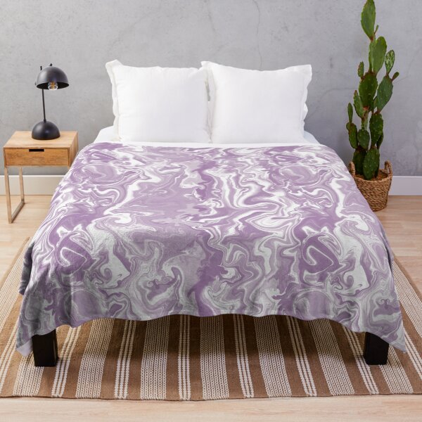Item preview, Monochrome Marble - light purple designed and sold by Marisa Meier.