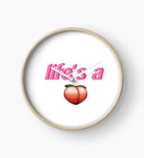 Life's a peach Clock