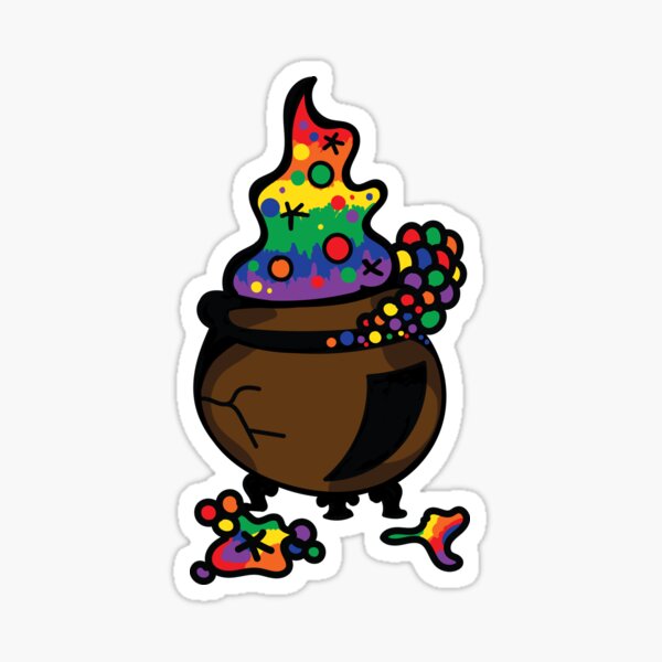Cauldron of Gay Pride Sticker
