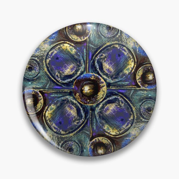 Item preview, Iridescent Found Object Pattern 11 x 4 designed and sold by Heatherian.