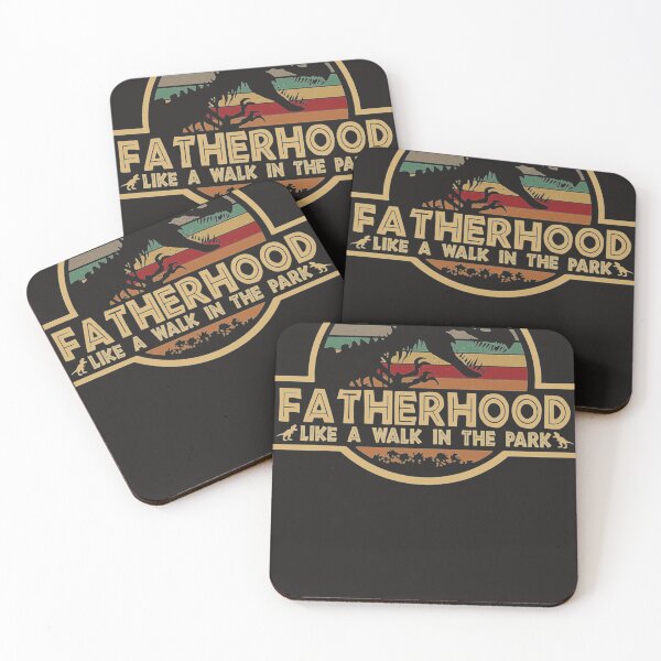 Item preview, Fatherhood Like A Walk In The Park Retro Vintage T-Rex Dinosaur Father&x27;s Day Essential designed and sold by PatrickDols.