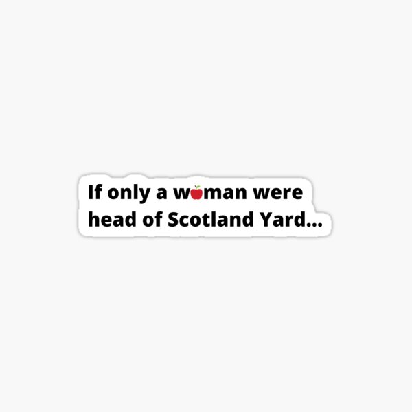 Ariadne Oliver quote - Agatha Christie Sticker