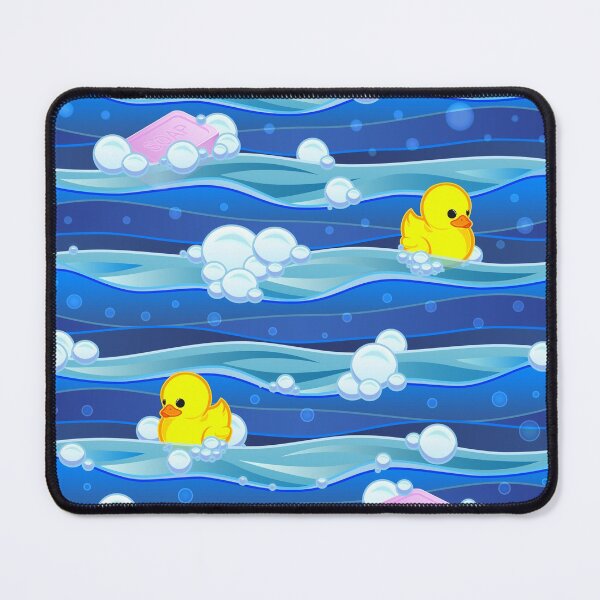 Item preview, Rubber Ducky Bath Time Bubbles seamless pattern designed and sold by Michael Pulley.
