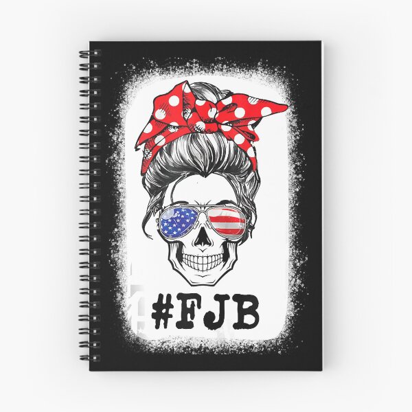 Item preview, Messy Bun Bleached Skull Pro US Flag Hashtag F J B FJB FJB  designed and sold by TayKitchel.
