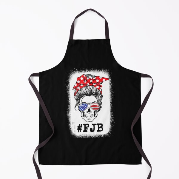 Item preview, Messy Bun Bleached Skull Pro US Flag Hashtag F J B FJB FJB  designed and sold by TayKitchel.