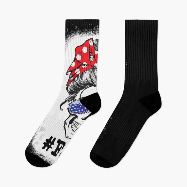 Item preview, Messy Bun Bleached Skull Pro US Flag Hashtag F J B FJB FJB designed and sold by TayKitchel.