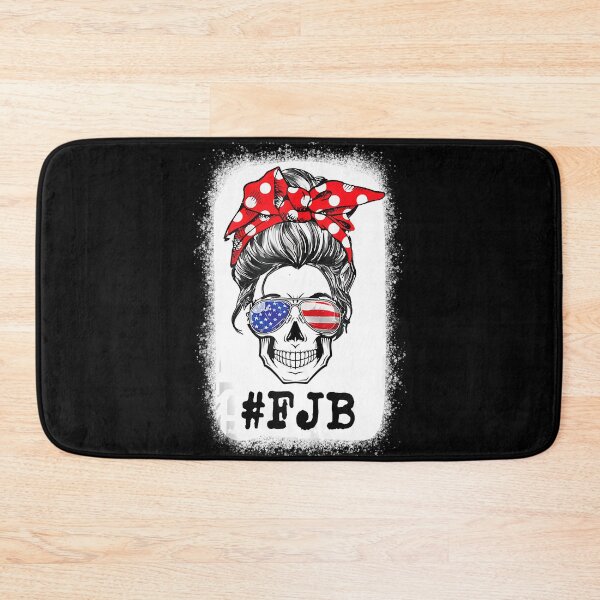 Item preview, Messy Bun Bleached Skull Pro US Flag Hashtag F J B FJB FJB  designed and sold by TayKitchel.
