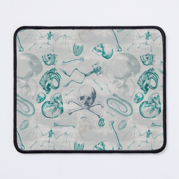 Item preview, Teal Skull Pattern designed and sold by Jarrod Vandenberg.