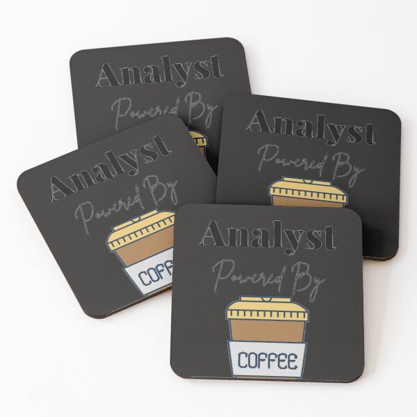 Item preview, Financial Analyst Powered by Coffee Classic designed and sold by PatrickDols.