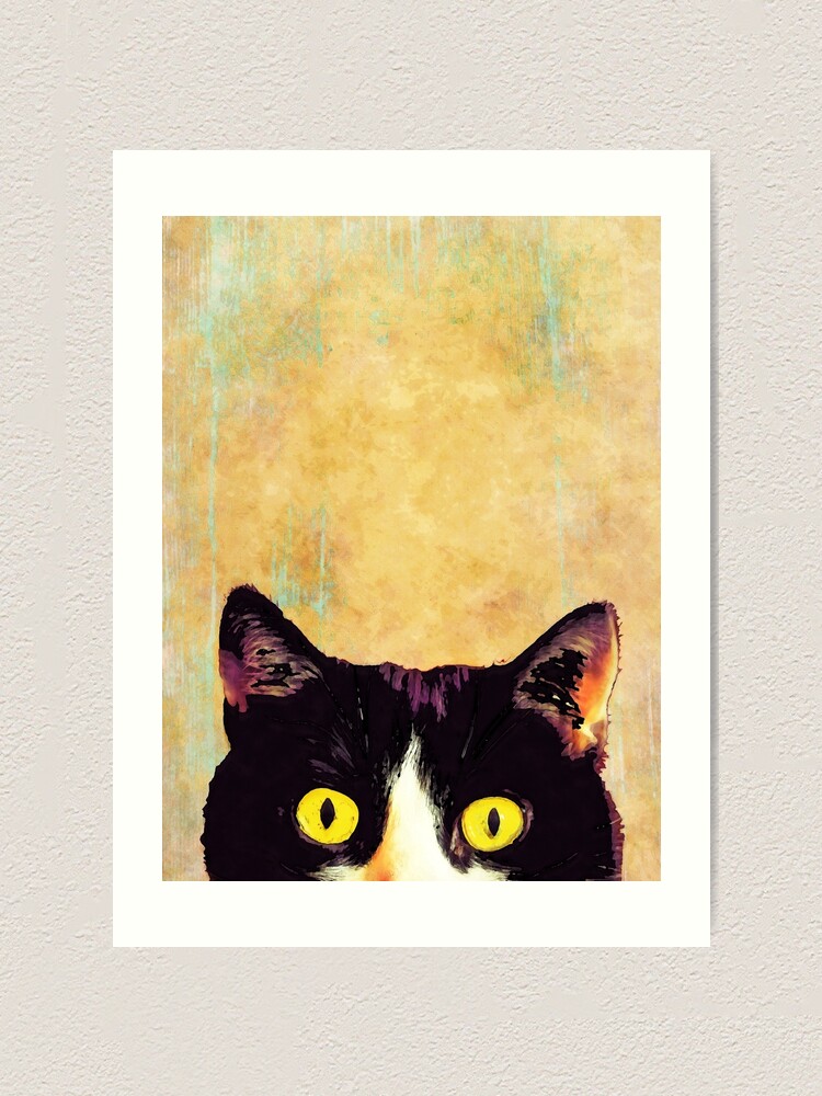 Alternate view of hidden cat 1 Art Print