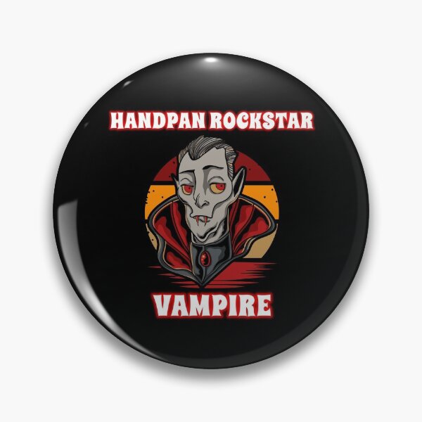 Item preview, Handpan Player Vampire Groovy Halloween Party Retro Vintage designed and sold by ojdart.