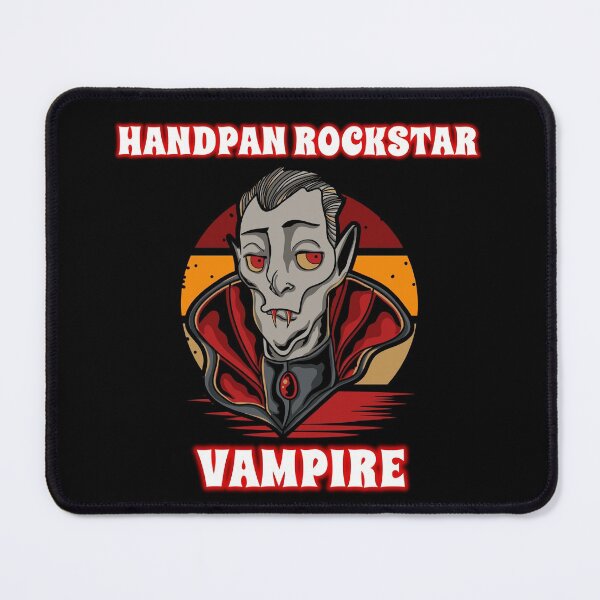 Item preview, Handpan Player Vampire Groovy Halloween Party Retro Vintage designed and sold by ojdart.