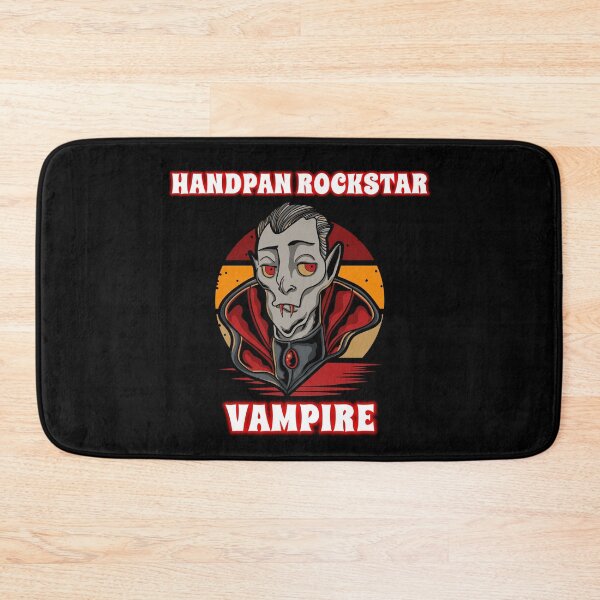 Item preview, Handpan Player Vampire Groovy Halloween Party Retro Vintage designed and sold by ojdart.